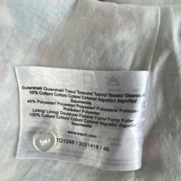 BEAUTIFUL floral pattern Esprit a-line skirt lined, size 8 - Picture 11 of 11